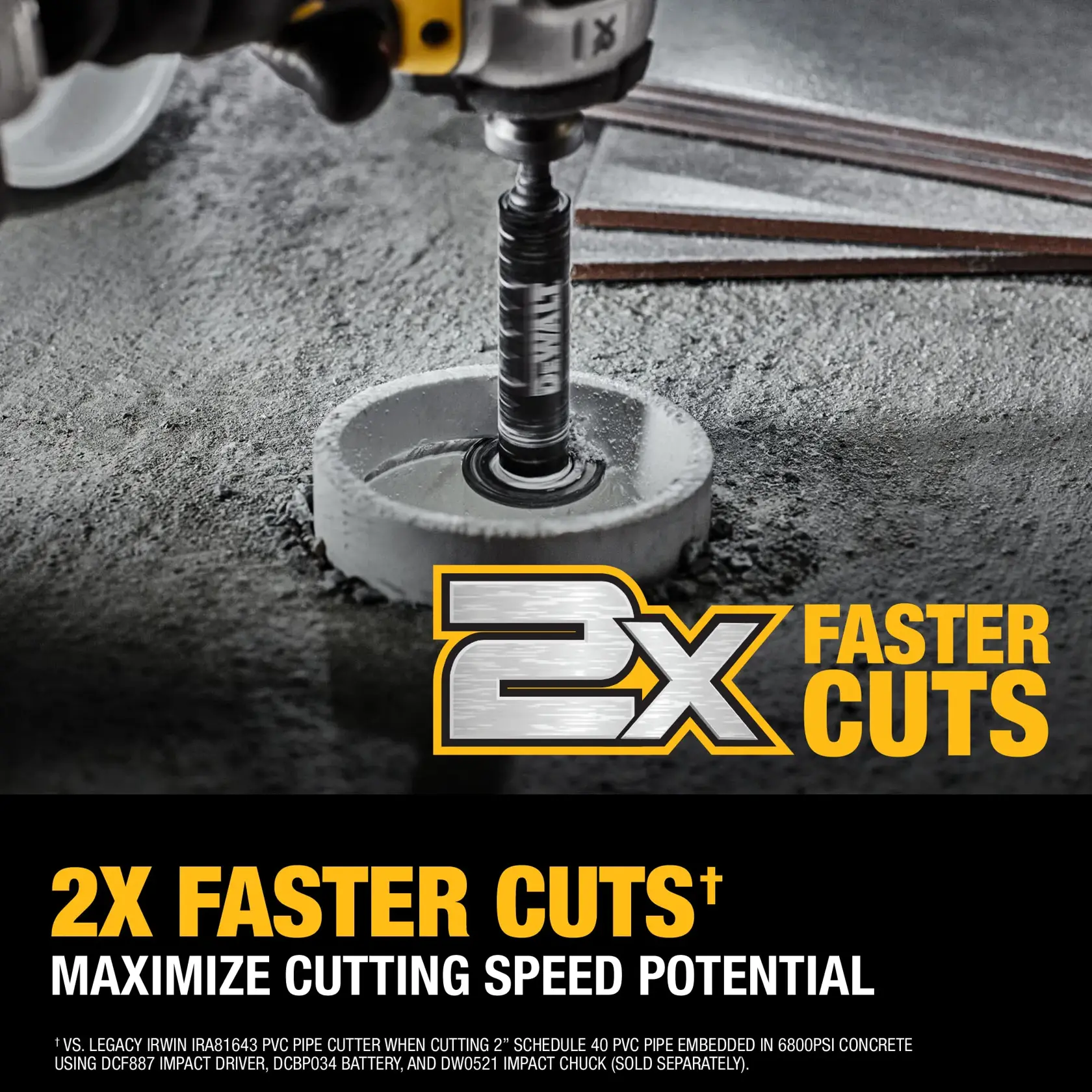 DEWALT® Diamond Grit Inside PVC Pipe Cutter