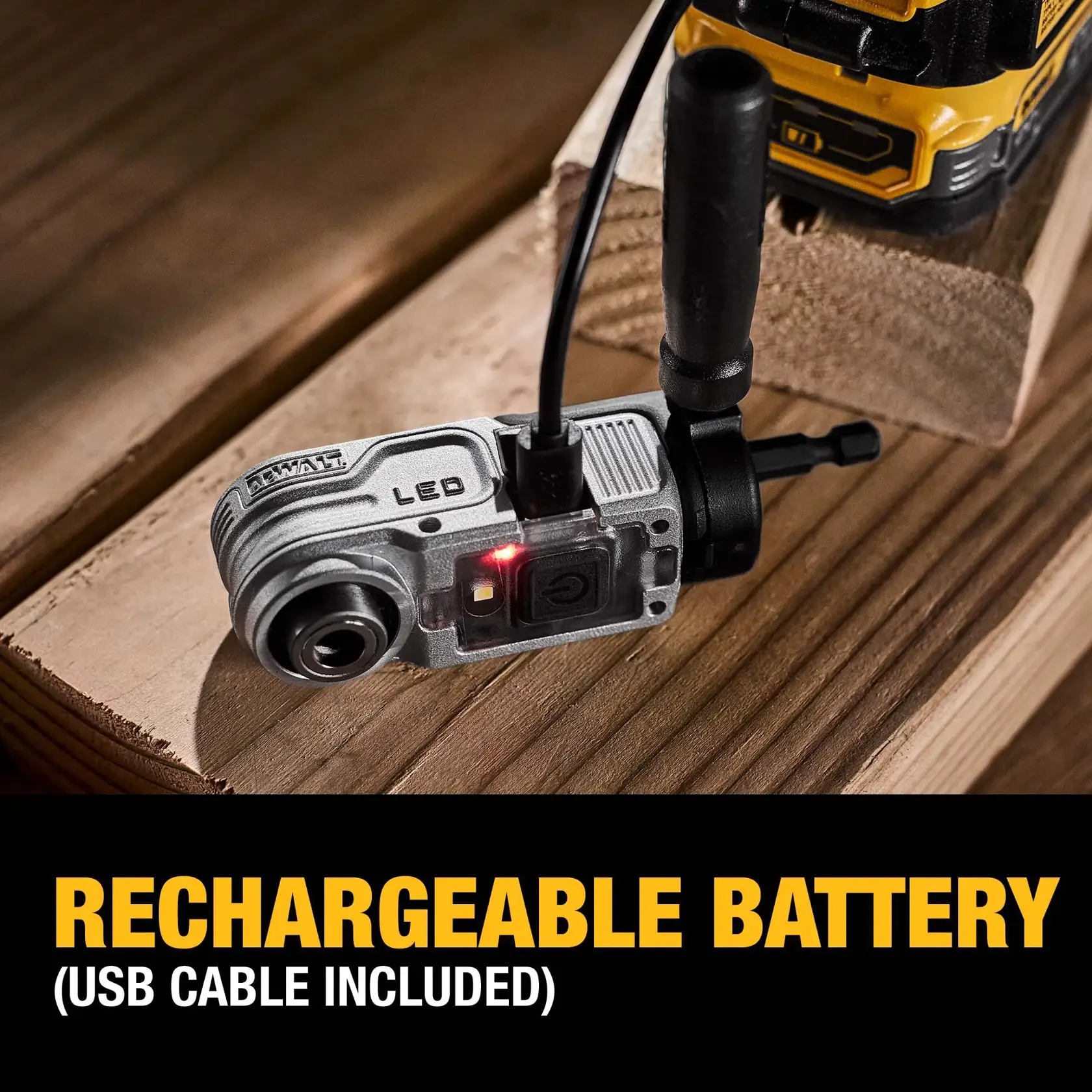 DEWALT® FLEXTORQ® Lighted Modular Right Angle Attachment