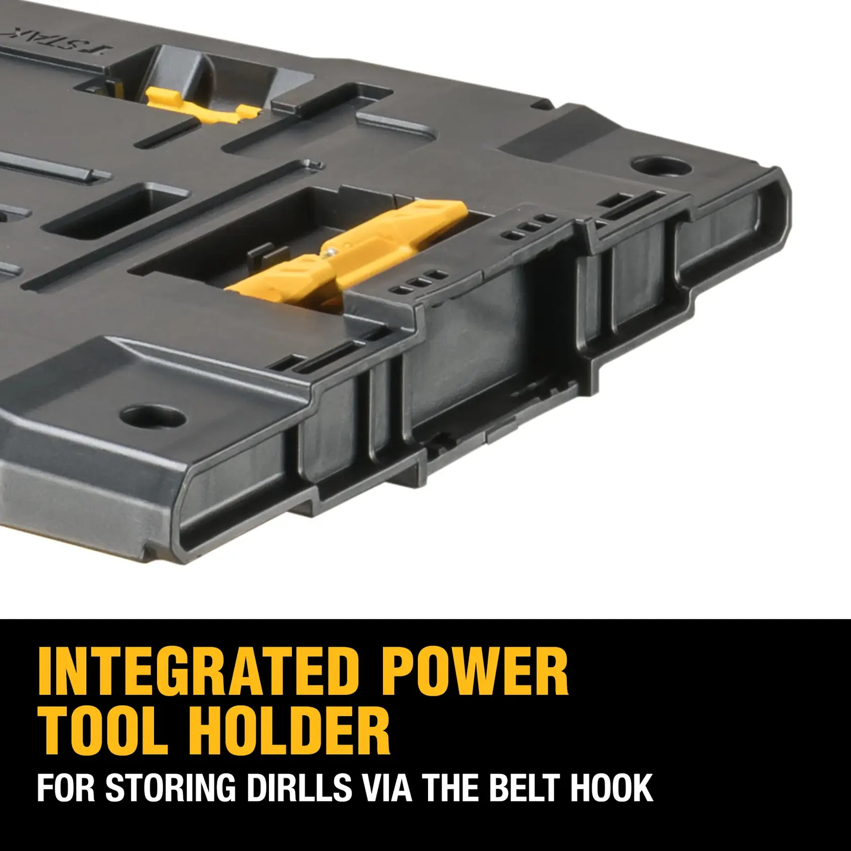 ADAPTOR WITH TS 2.0 TOWER - TSASK 1 DRAWER YELLOW TSTAK BRANDING - BLACK SIDE ADAPTOR