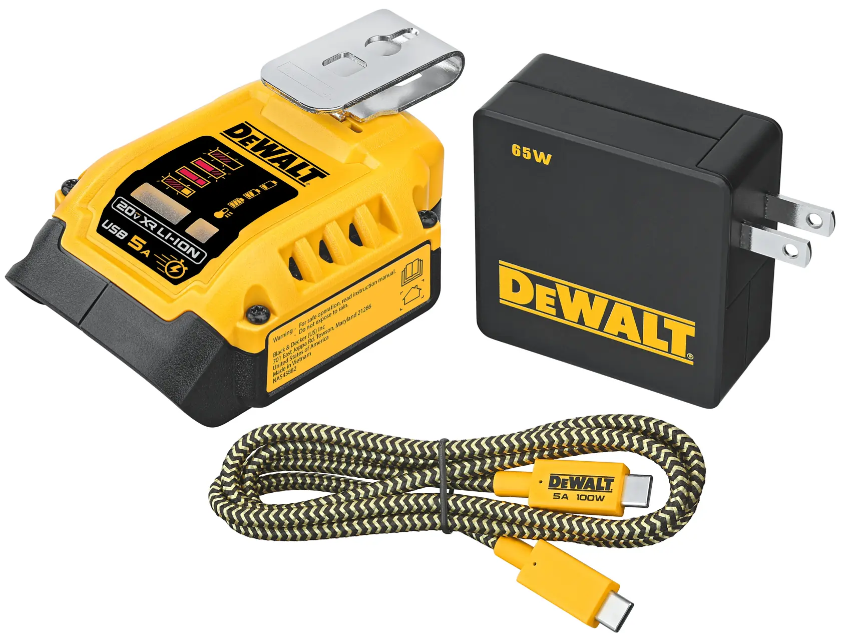 DEWALT® XR® USB-C Charger Kit
