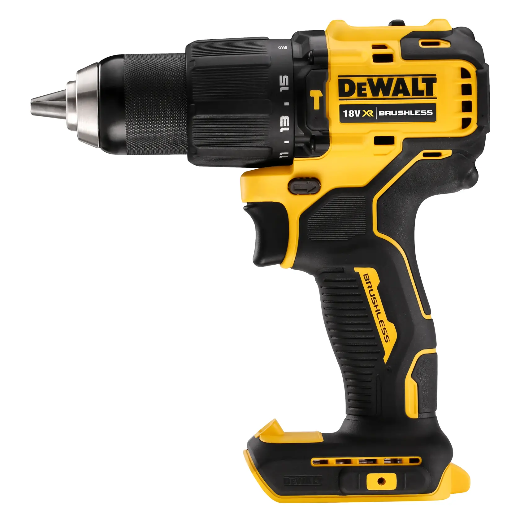 DEWALT® 18V XR® Brushless 4 Piece Kit - 2X 5Ah