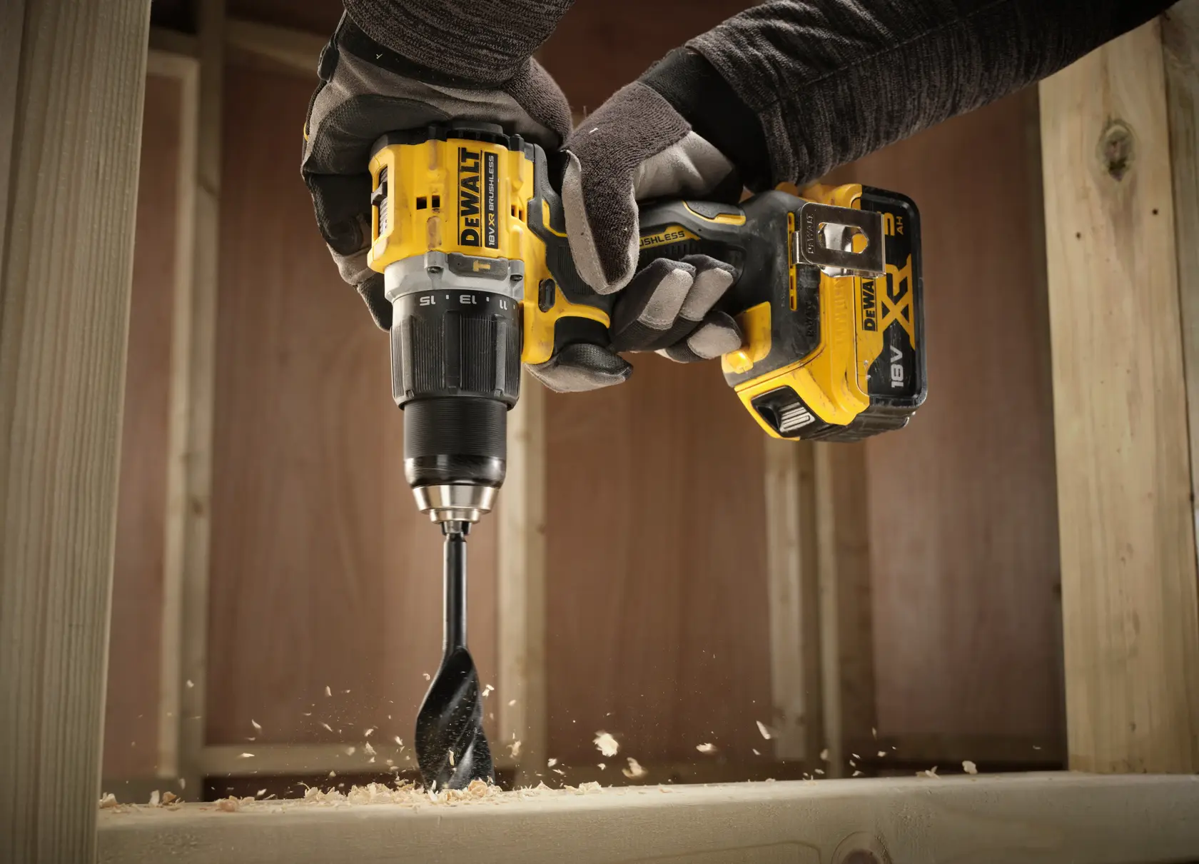 DEWALT® 18V XR® Brushless Compact Hammer Drill Driver (Tool Only)