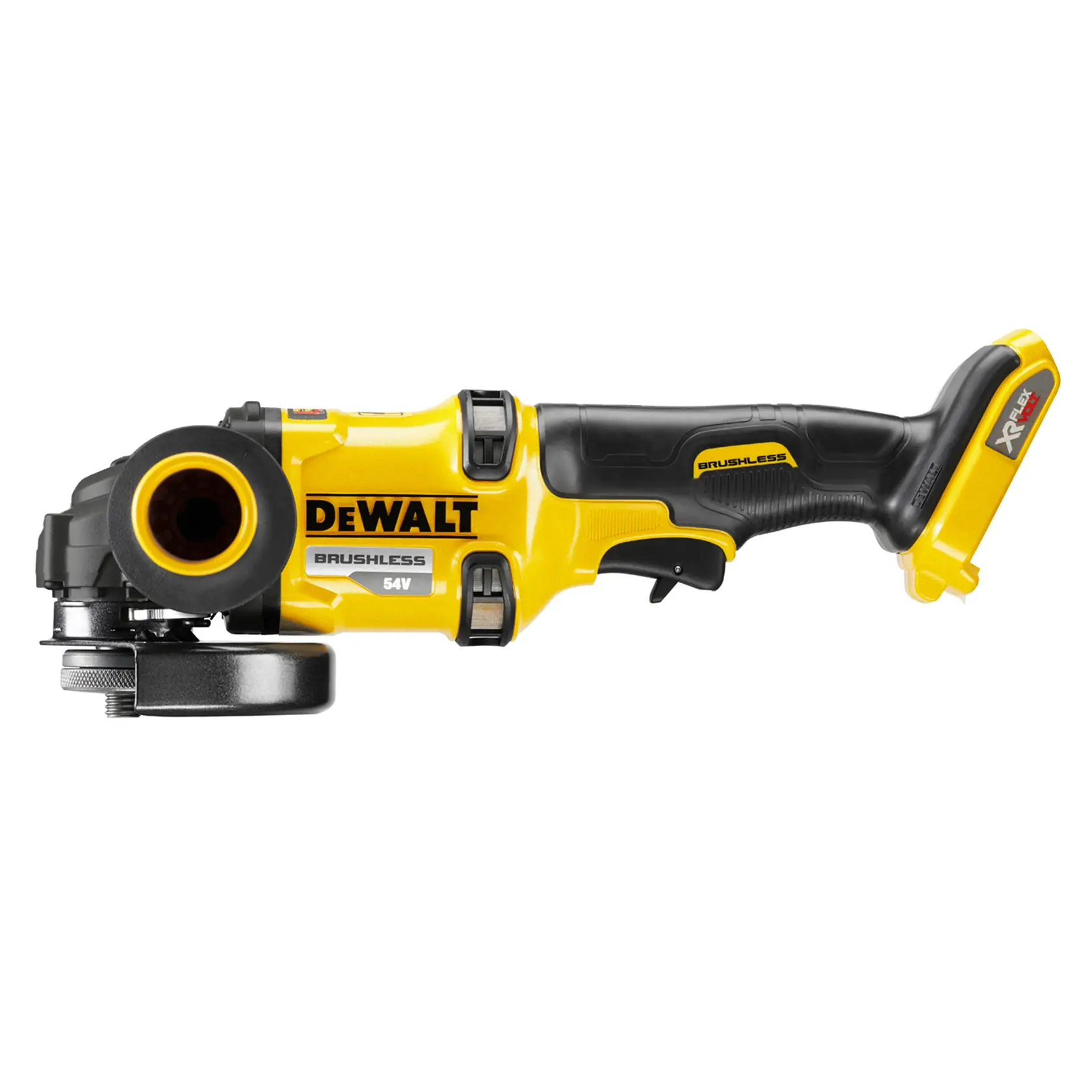 DEWALT® 54V XR® FlexVOLT® 125mm Side Handle Angle Grinder (Tool Only)