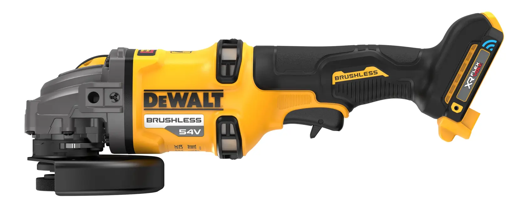 DEWALT® 54V XR® FlexVOLT® 125mm Side Handle Angle Grinder (Tool Only)