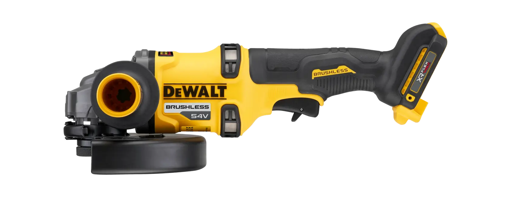 DEWALT® 54V XR® FlexVOLT® 180mm Side Handle Angle Grinder (Tool Only)