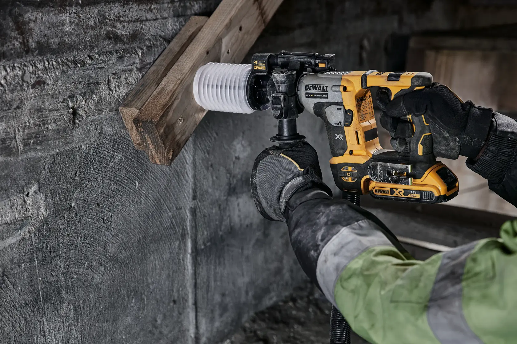 DEWALT® 18V XR® Brushless 16mm SDS Plus Hammer Drill (Tool Only)