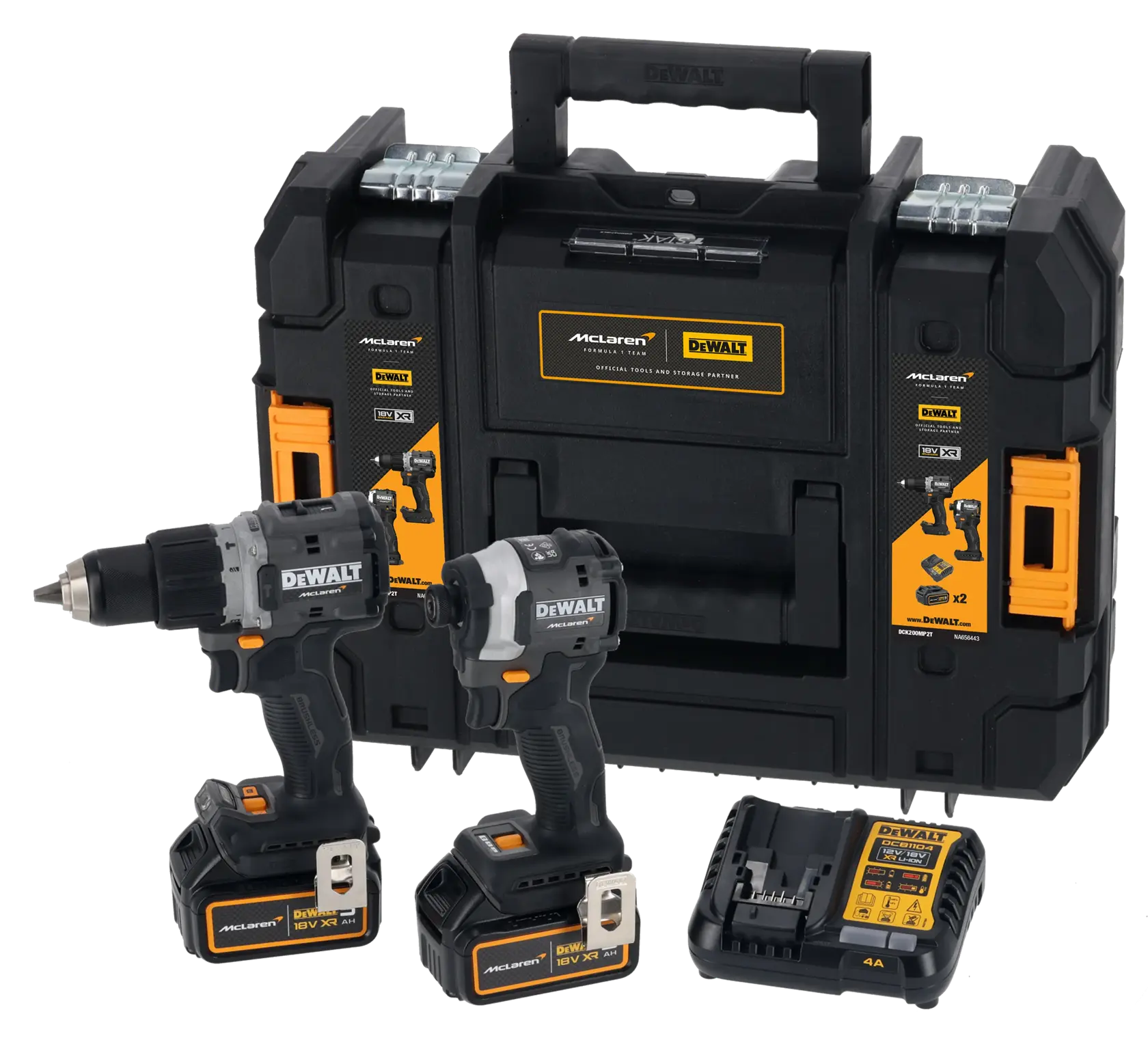 DEWALT® x McLaren F1 Team 18V XR® Brushless Twin Kit - 2 X 5AH