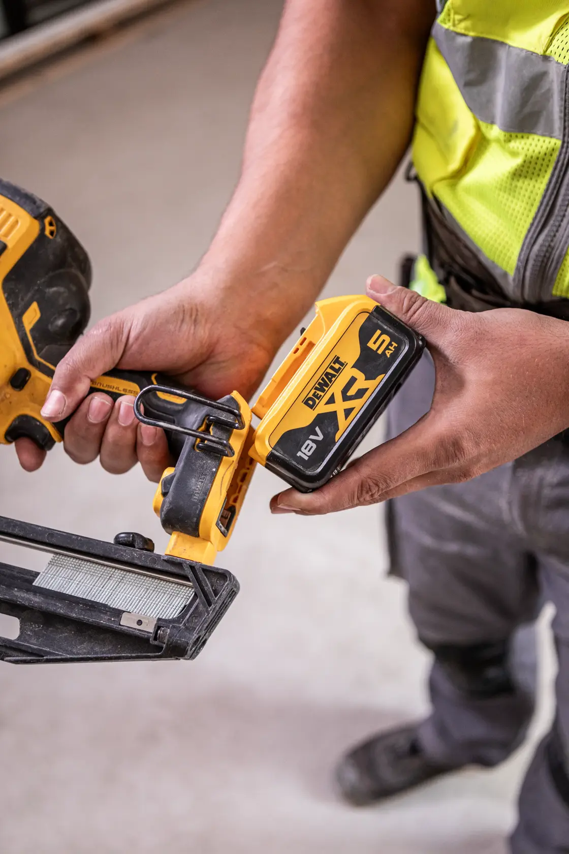 DEWALT® 18V XR® Brushless Second Fix Nailer (16 Gauge) (Tool Only)