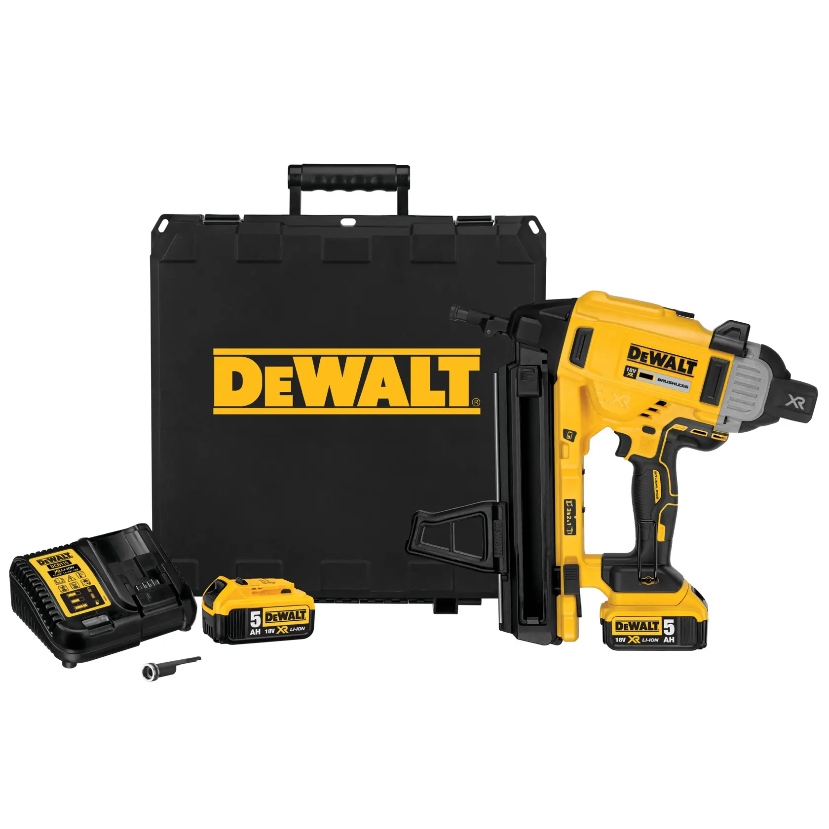 Cordless Concrete Nailer Kit.
