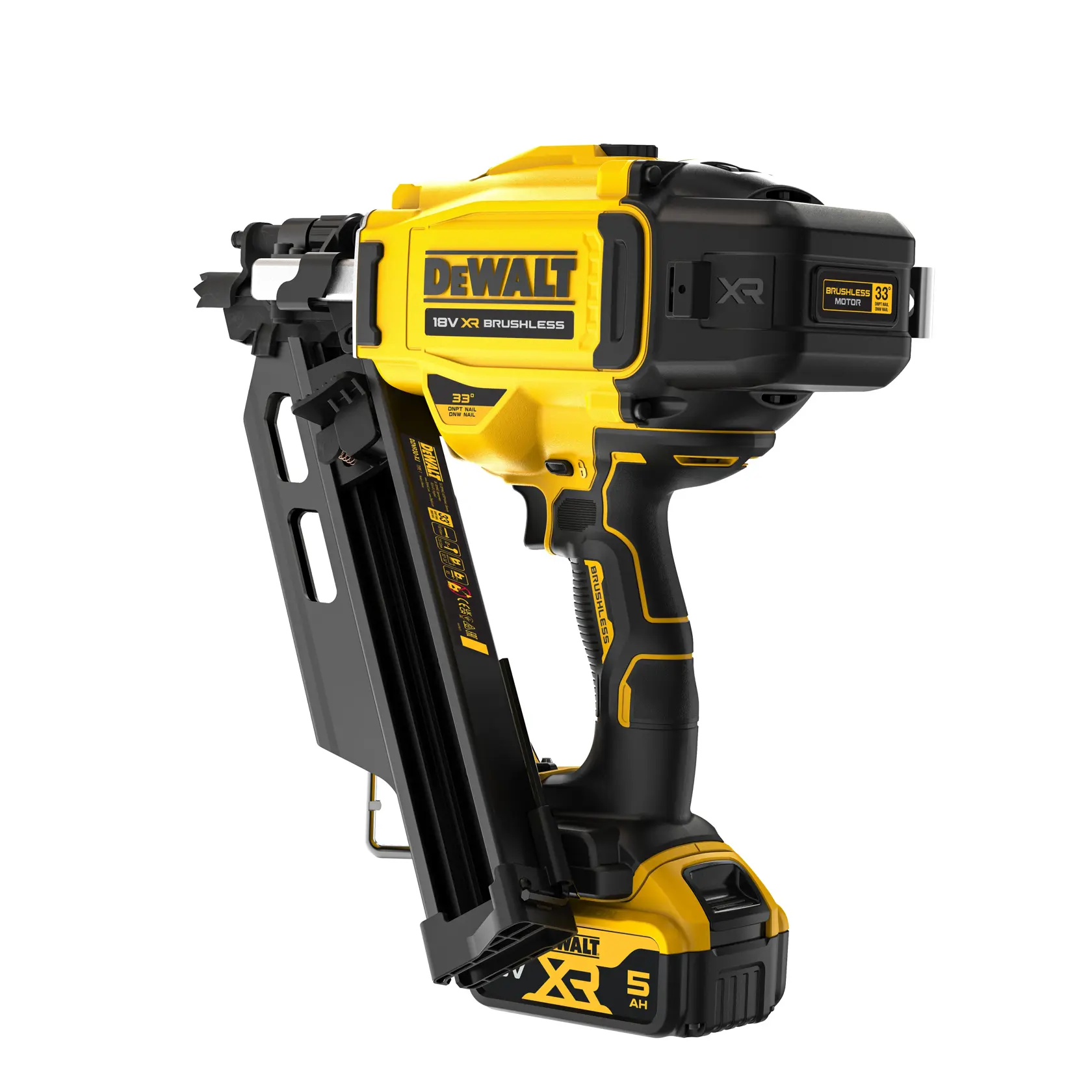 DEWALT® 18V XR® Brushless Next Gen Framing Nailer - 1 X 5Ah