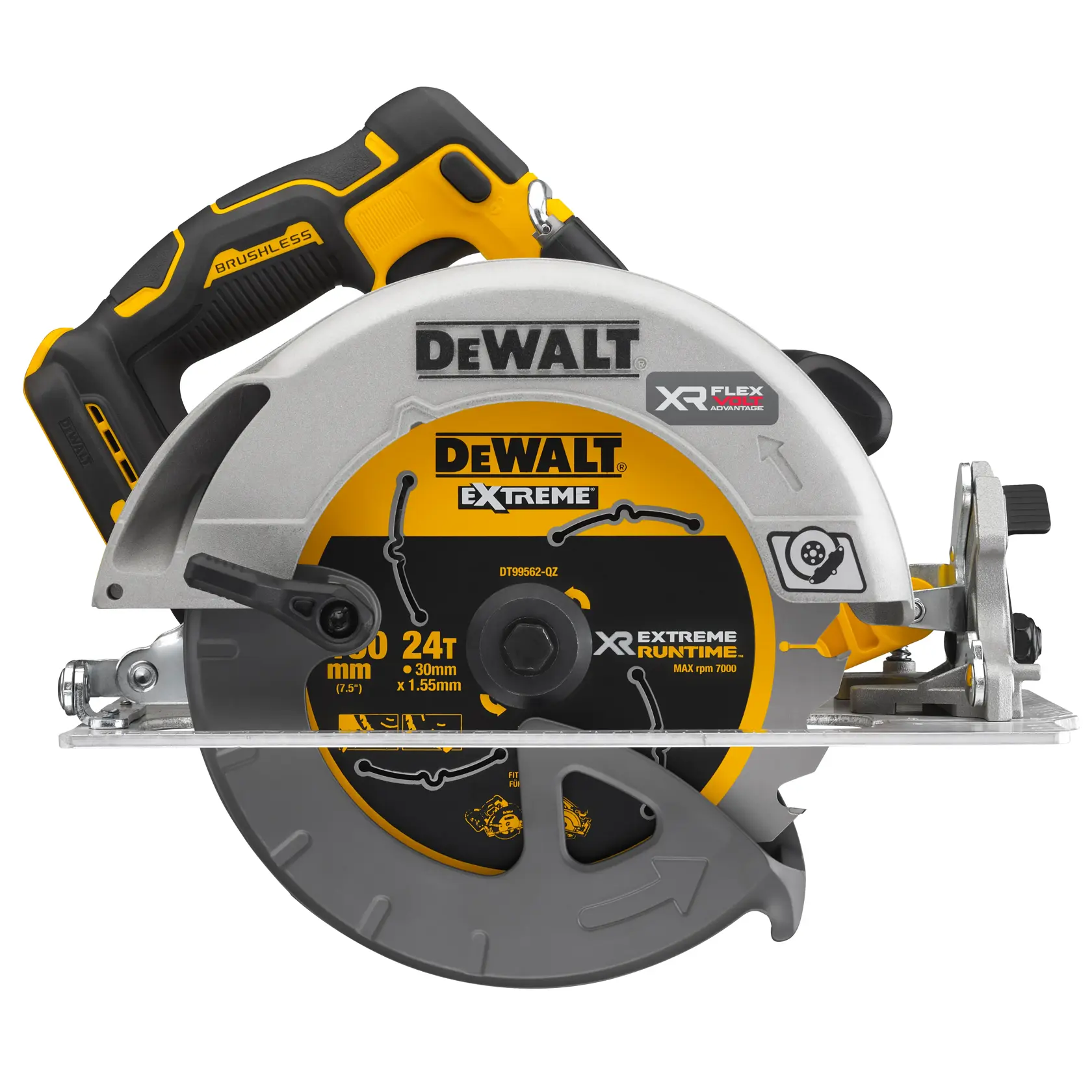 DEWALT® 18V XR® Brushless 184 mm Circular Saw (Tool Only)