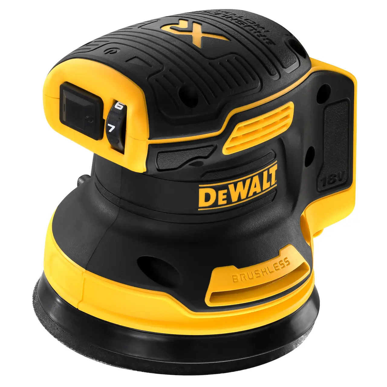 DeWalt DCW210N-XJ 18V XR brushless 125mm random orbital sander without battery