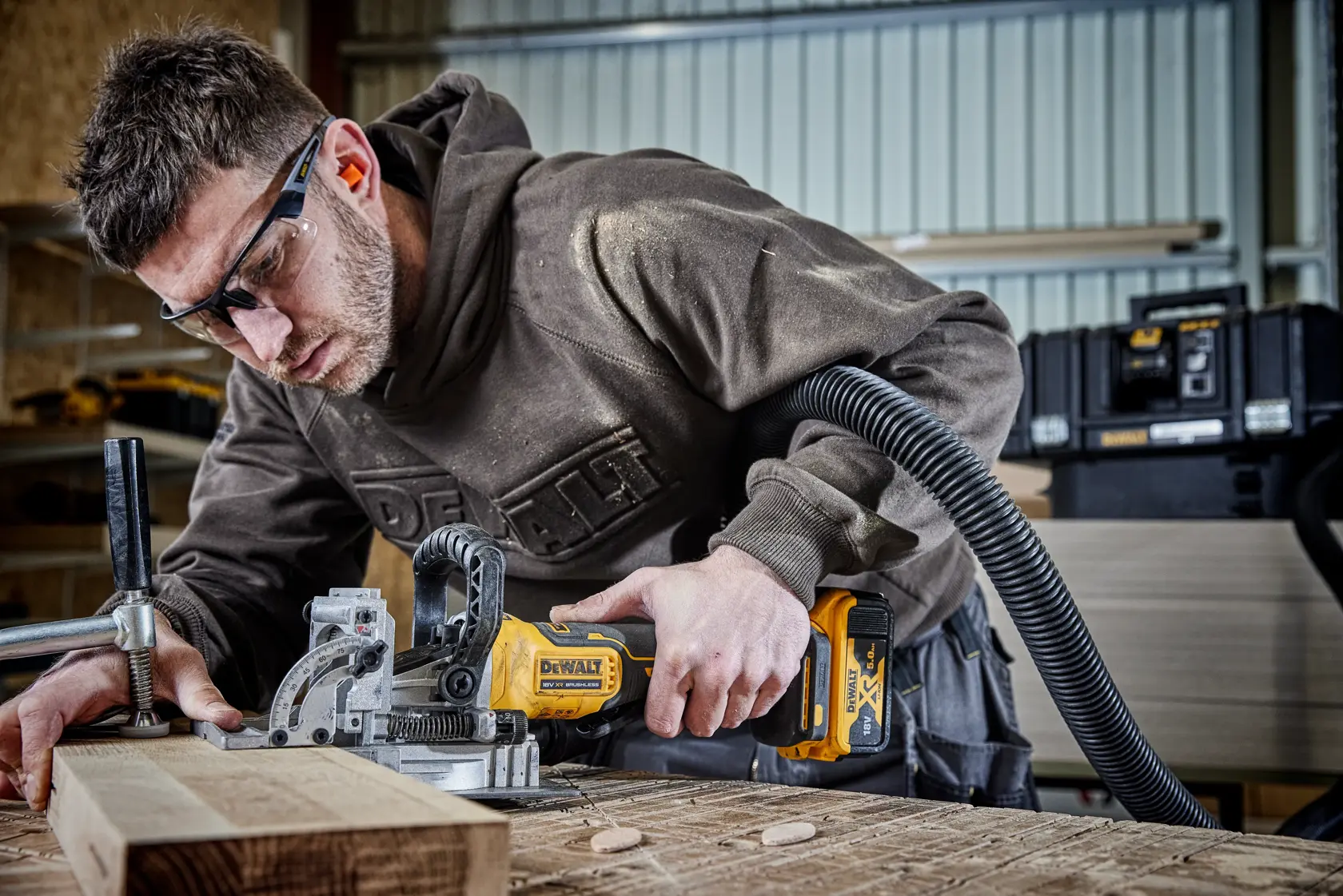 DEWALT® 18V XR® Brushless Biscuit Joiner (Tool Only)