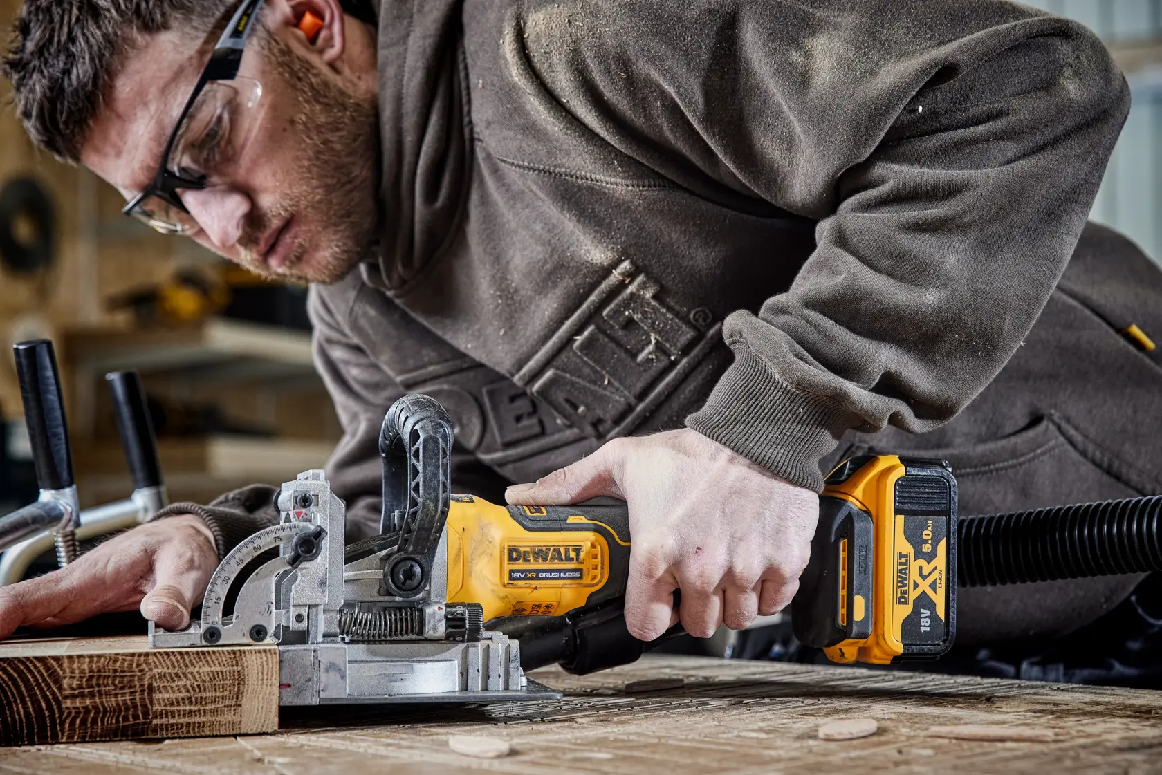 DEWALT® 18V XR® Brushless Biscuit Joiner (Tool Only)