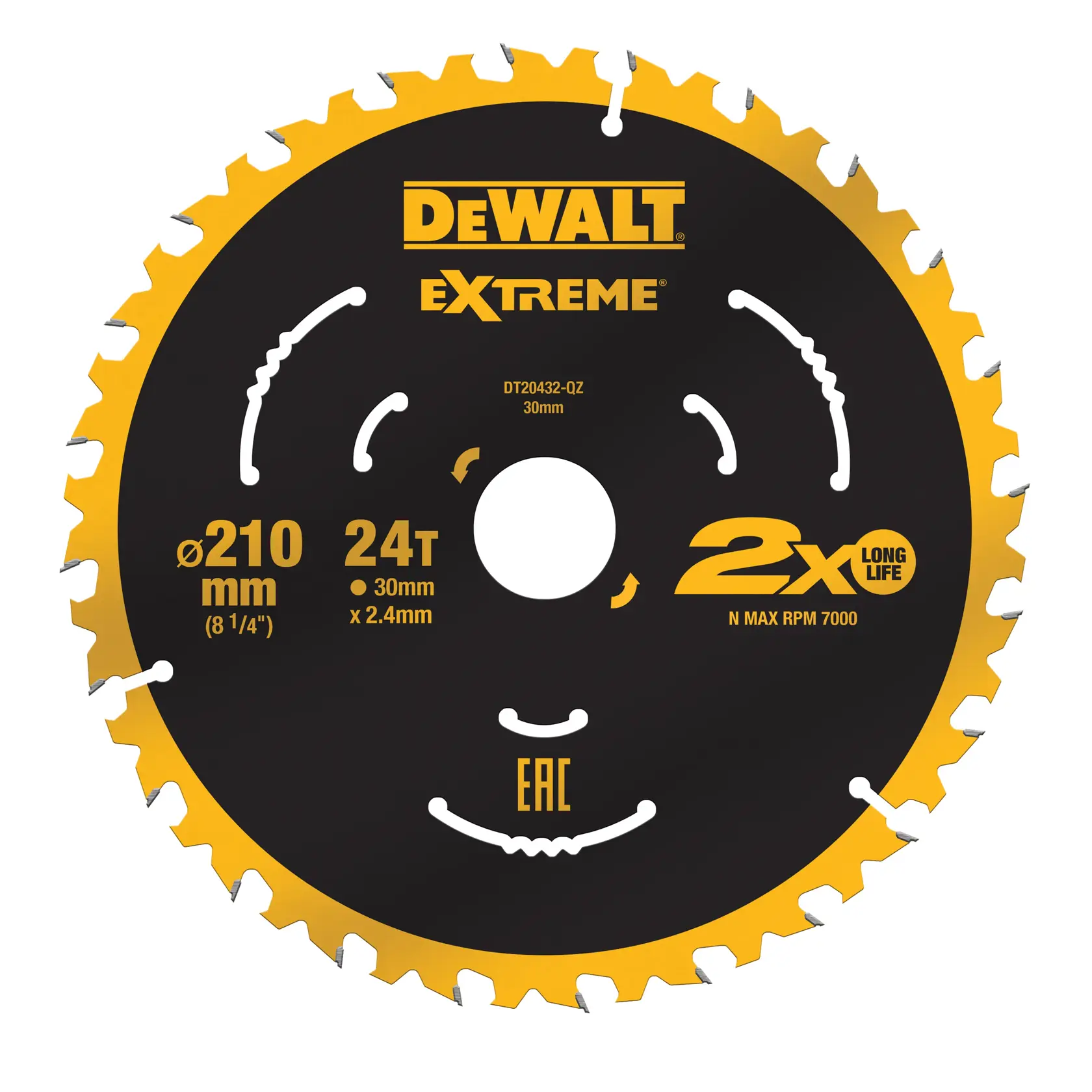 DEWALT logo in black text on a white background.
