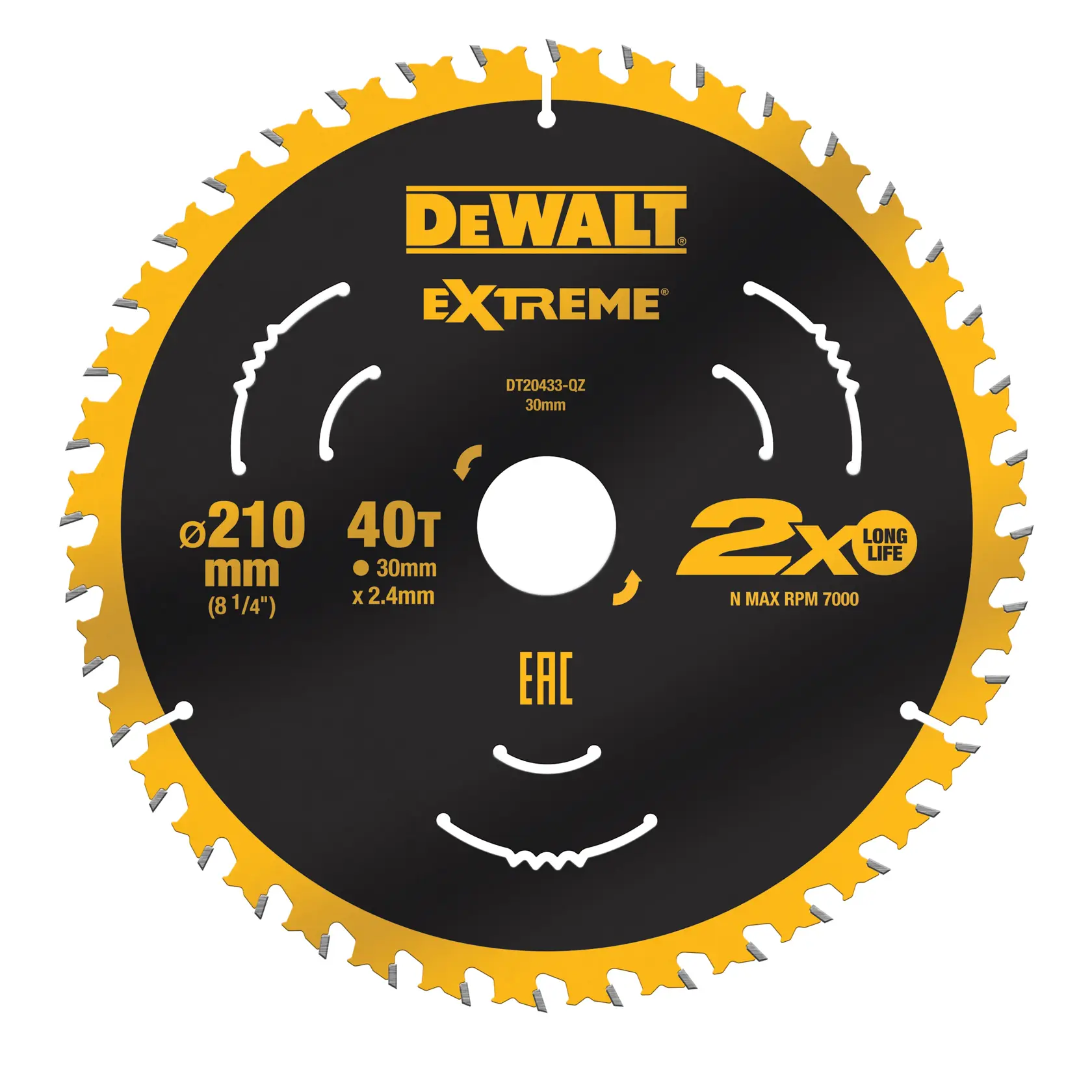 DEWALT logo in black text on a white background.