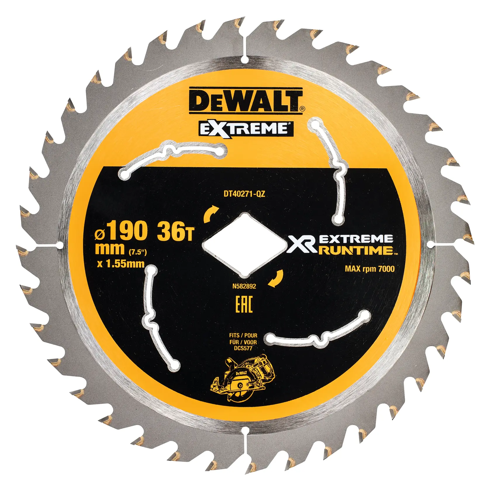 DEWALT logo in black text on a white background.