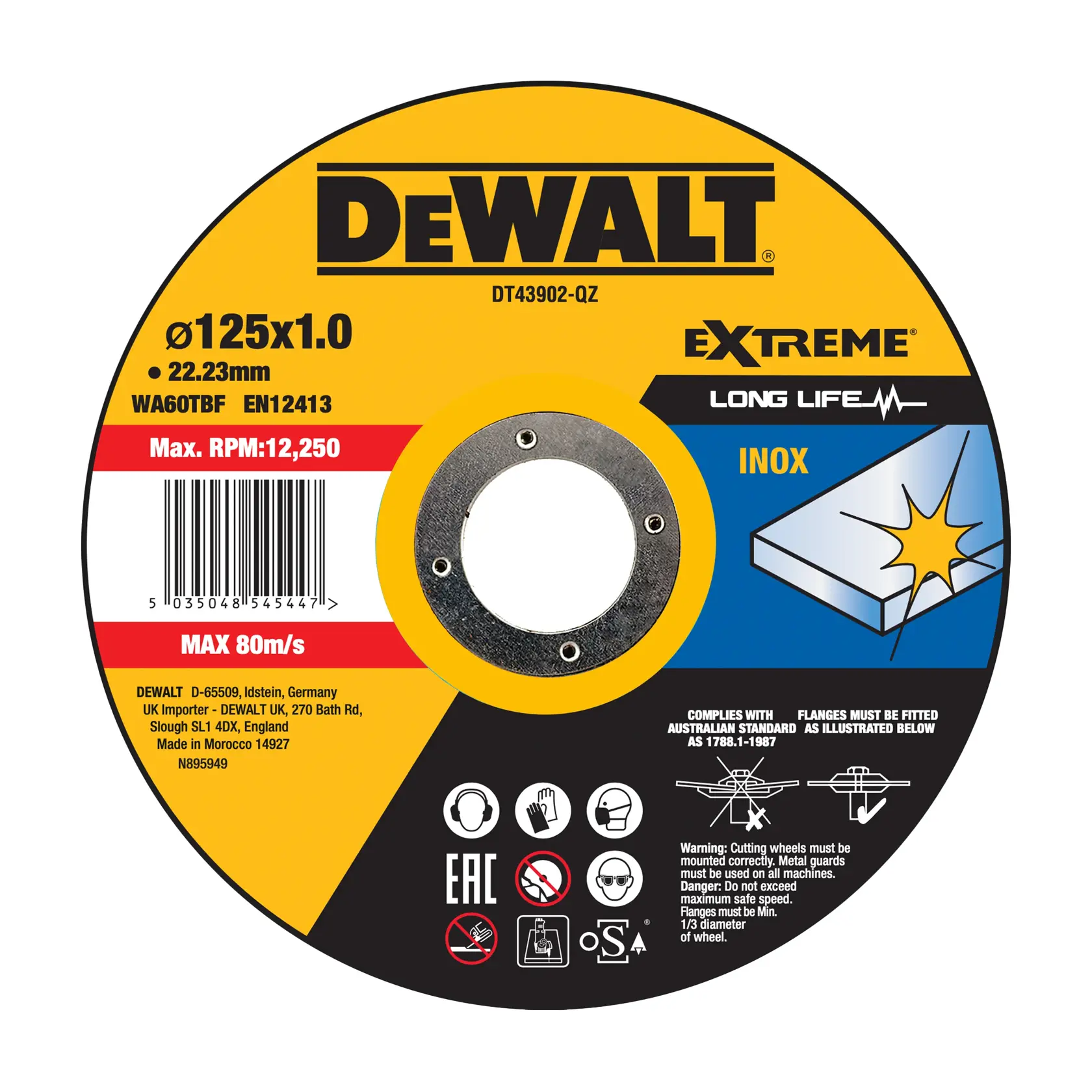 DEWALT logo in black text on a white background.