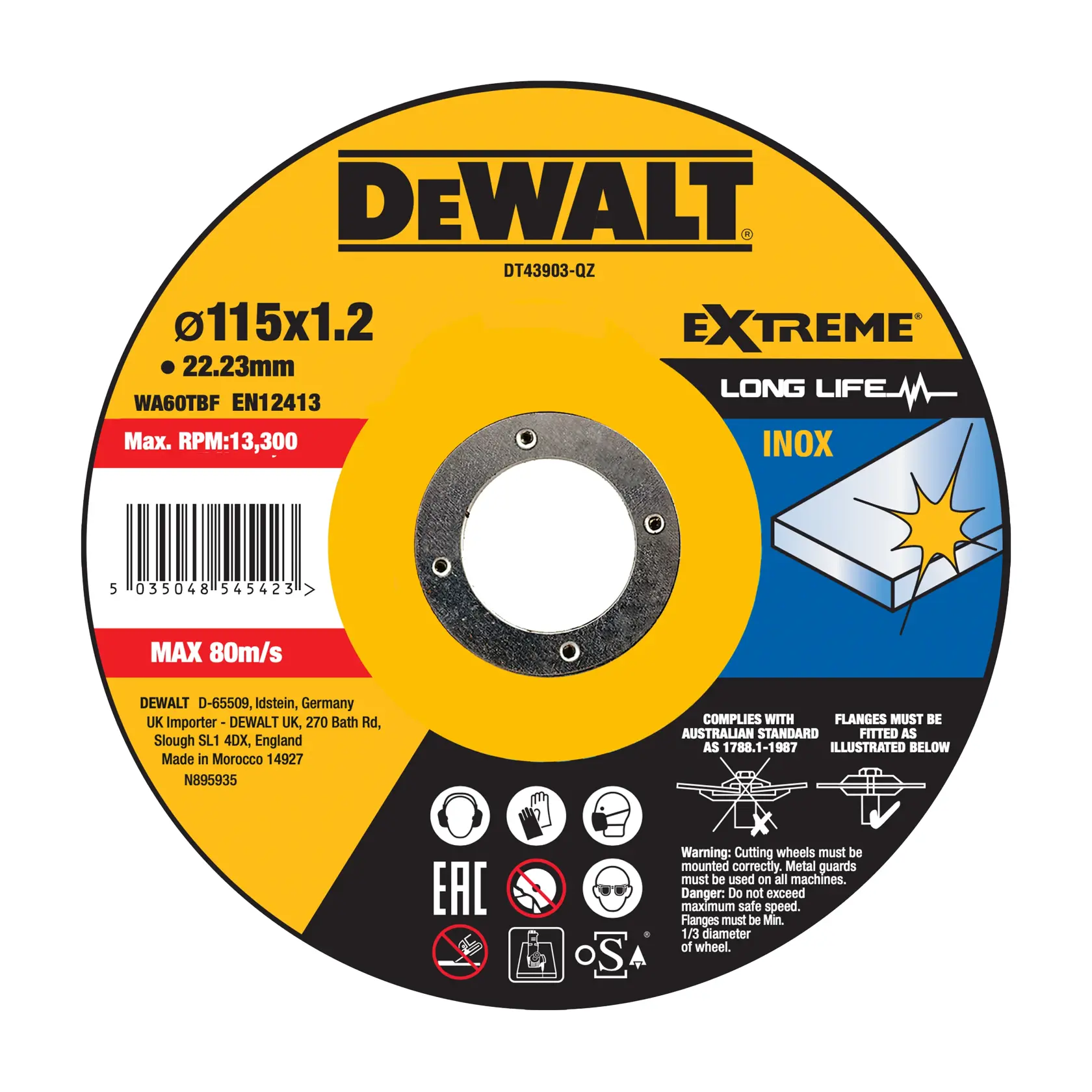 DEWALT logo in black text on a white background.