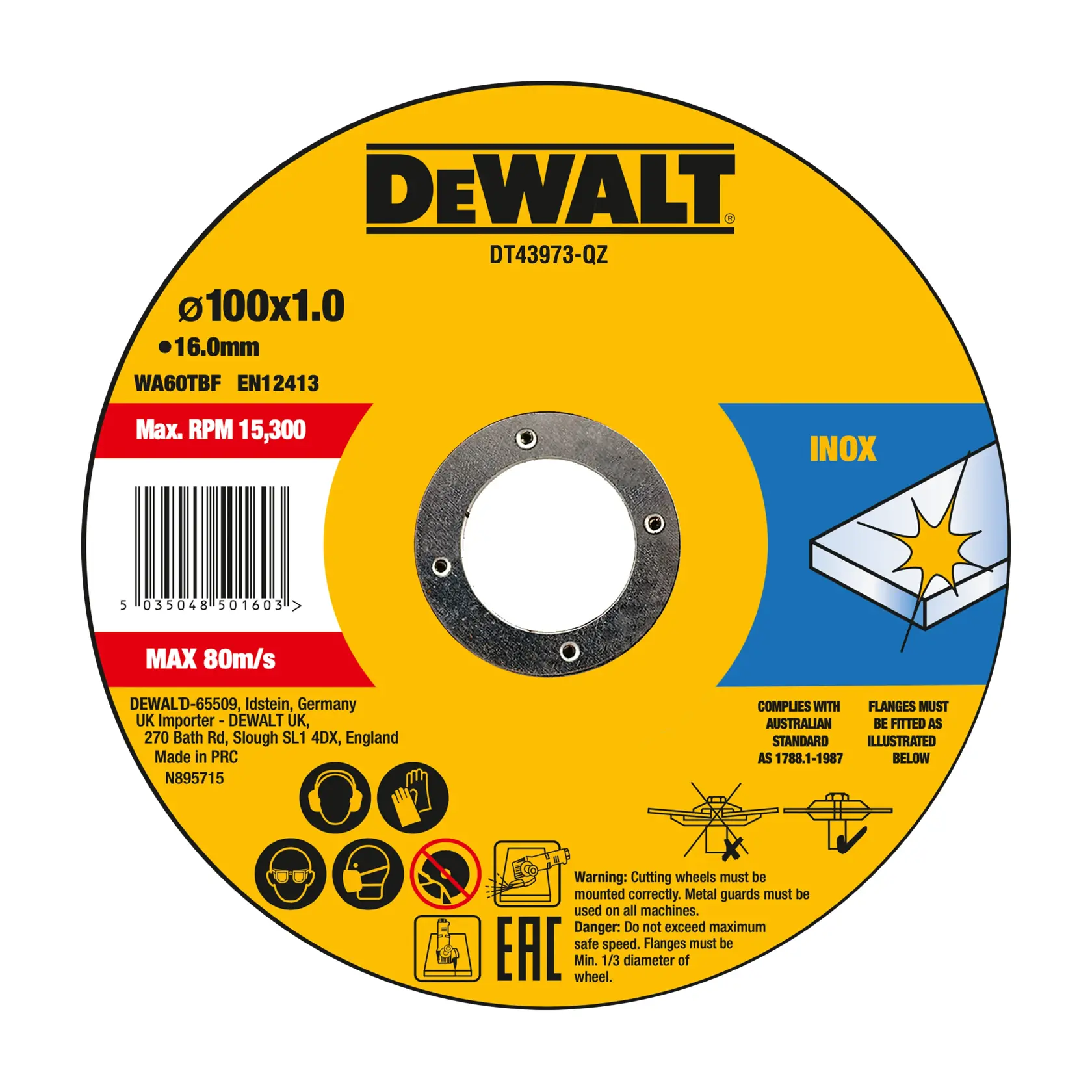 DEWALT logo in black text on a white background.