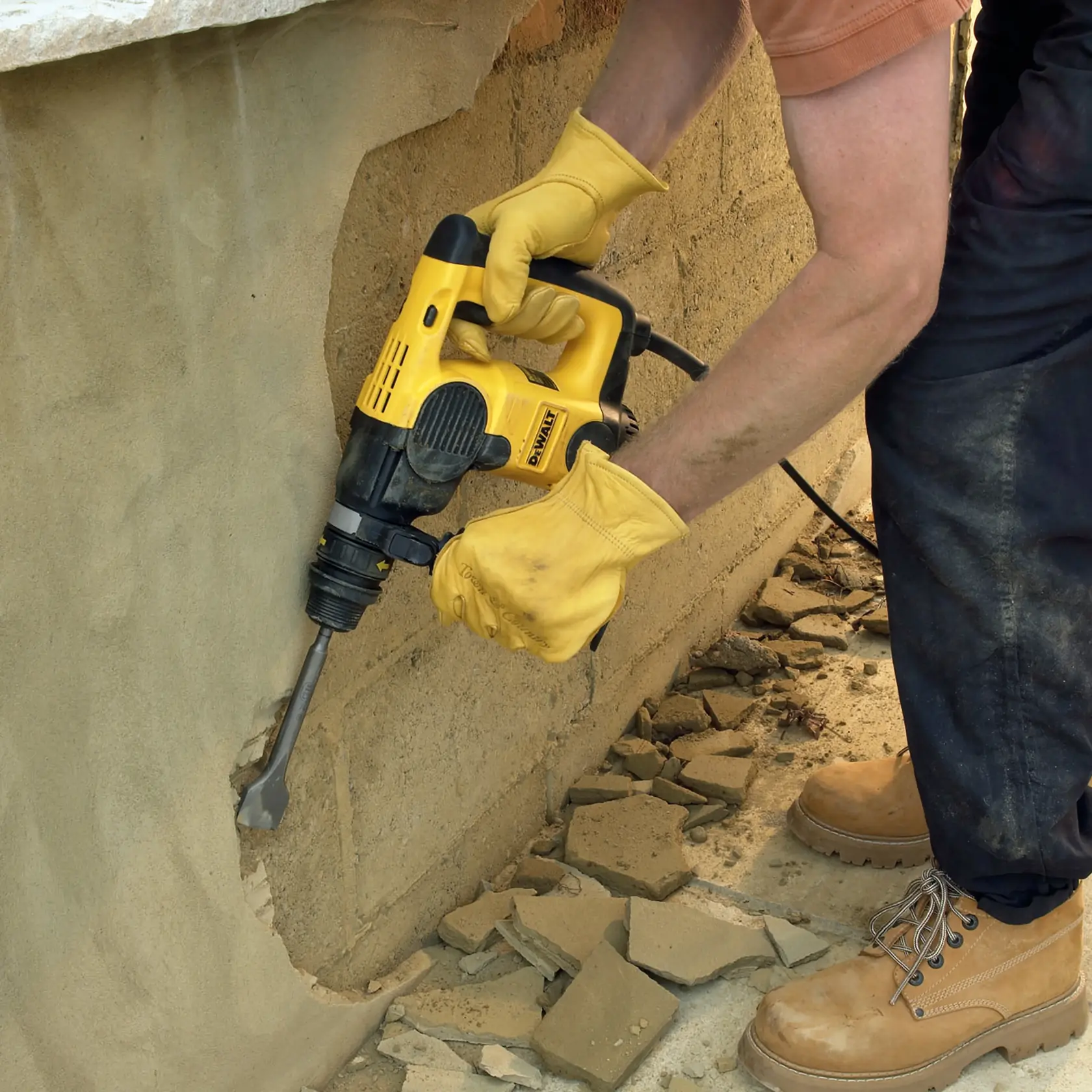DEWALT® SDS Plus 250mm Flat Chisel, 40mm Width