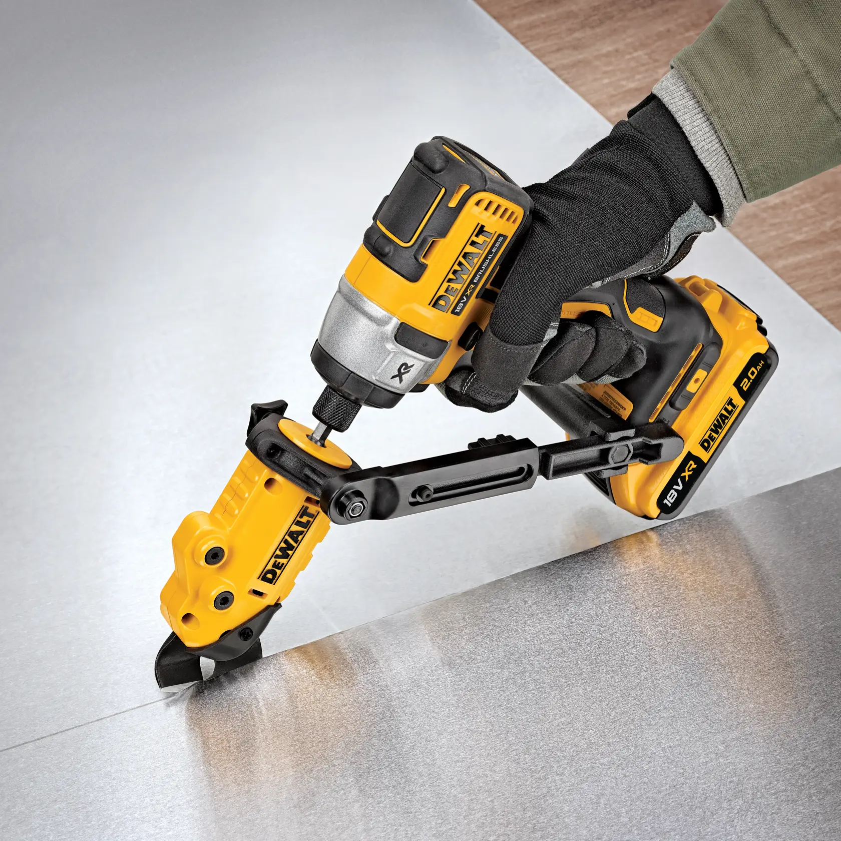 DEWALT® EXTREME 18ga HEX Impact Shear Attachment
