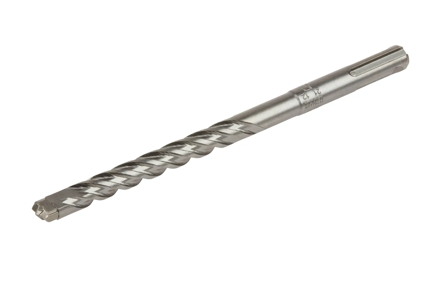 A DEWALT DT8929 metal drill bit with a spiral flute and SDS shank, shown isolated on a white background.