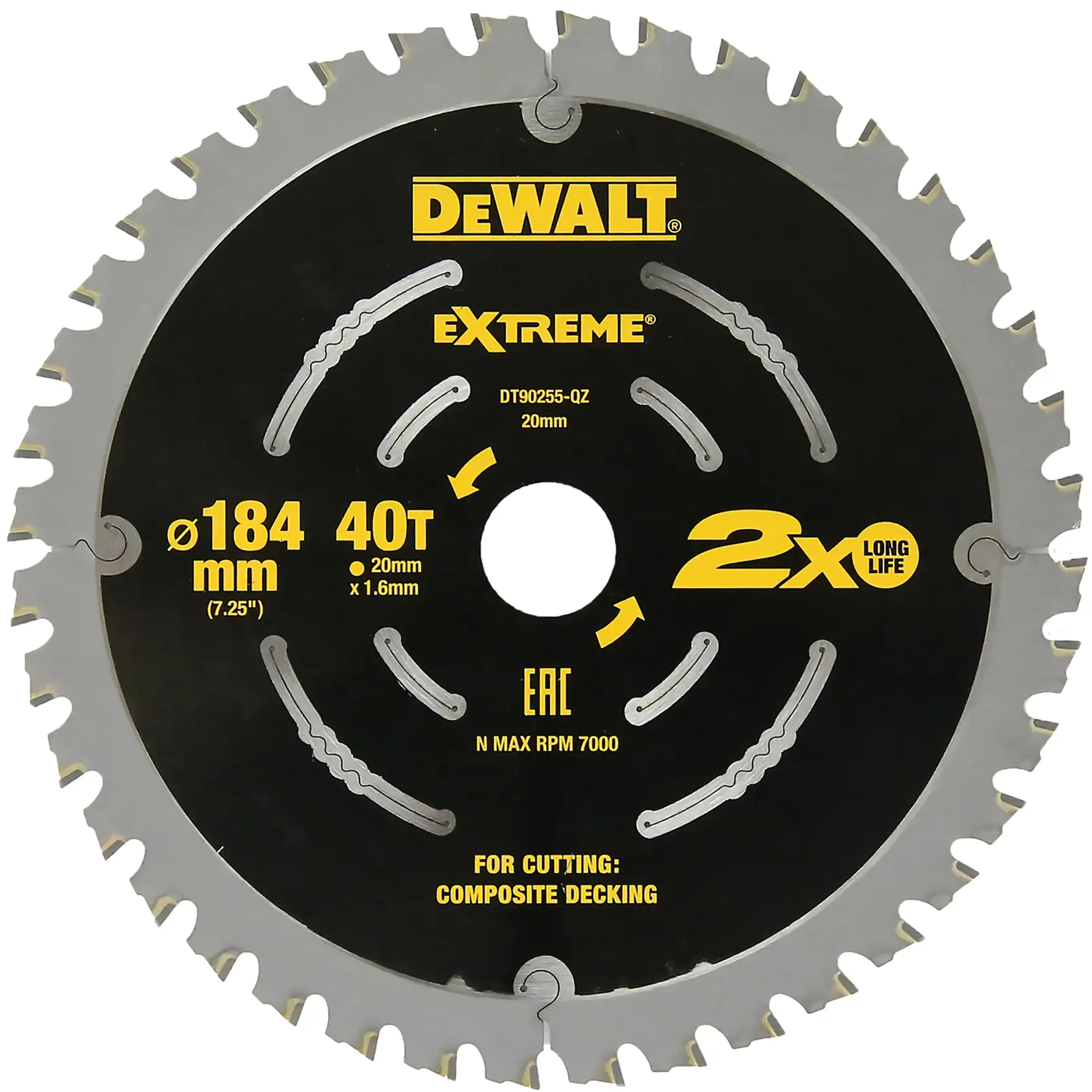 DEWALT logo in black text on a white background.