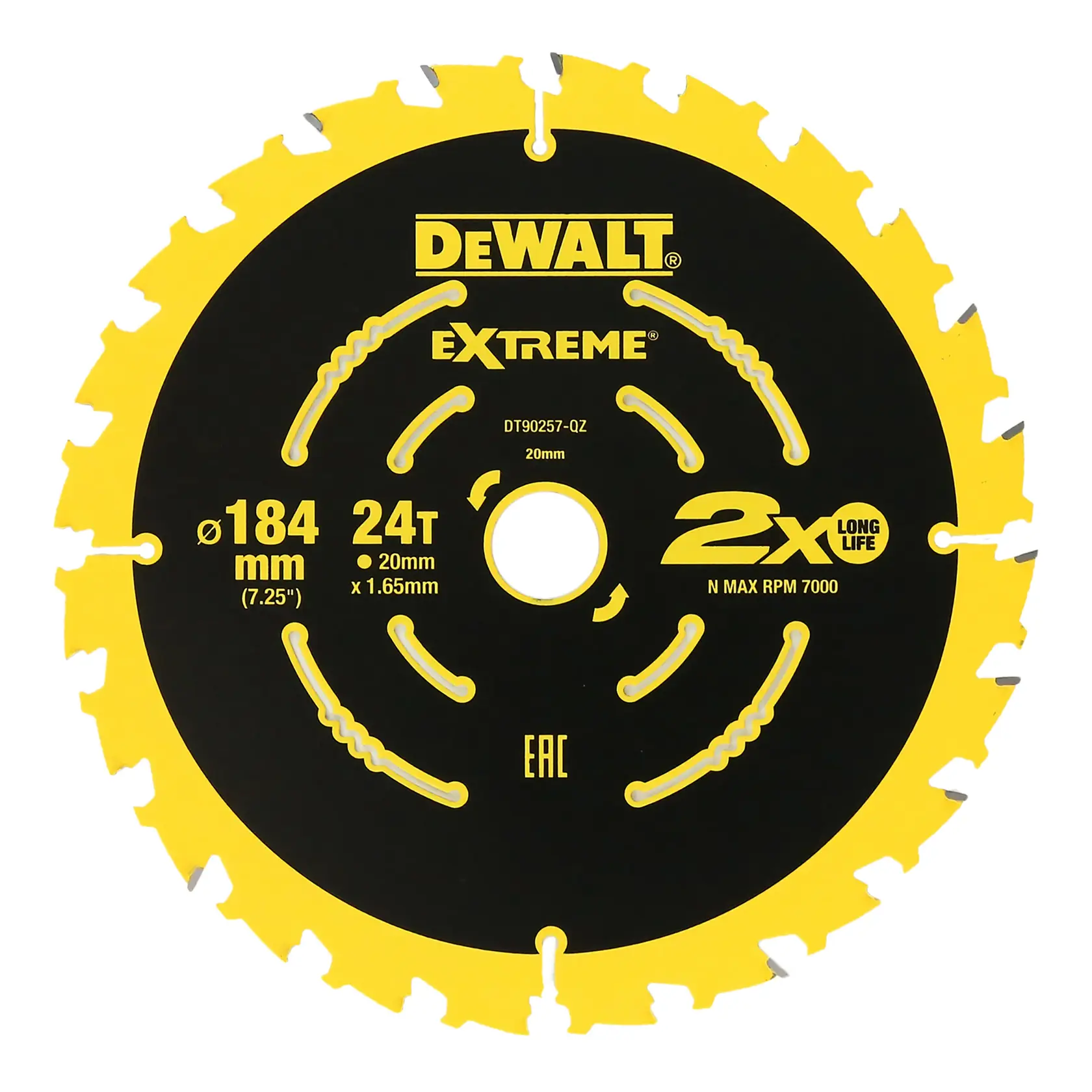 DEWALT logo in black text on a white background.