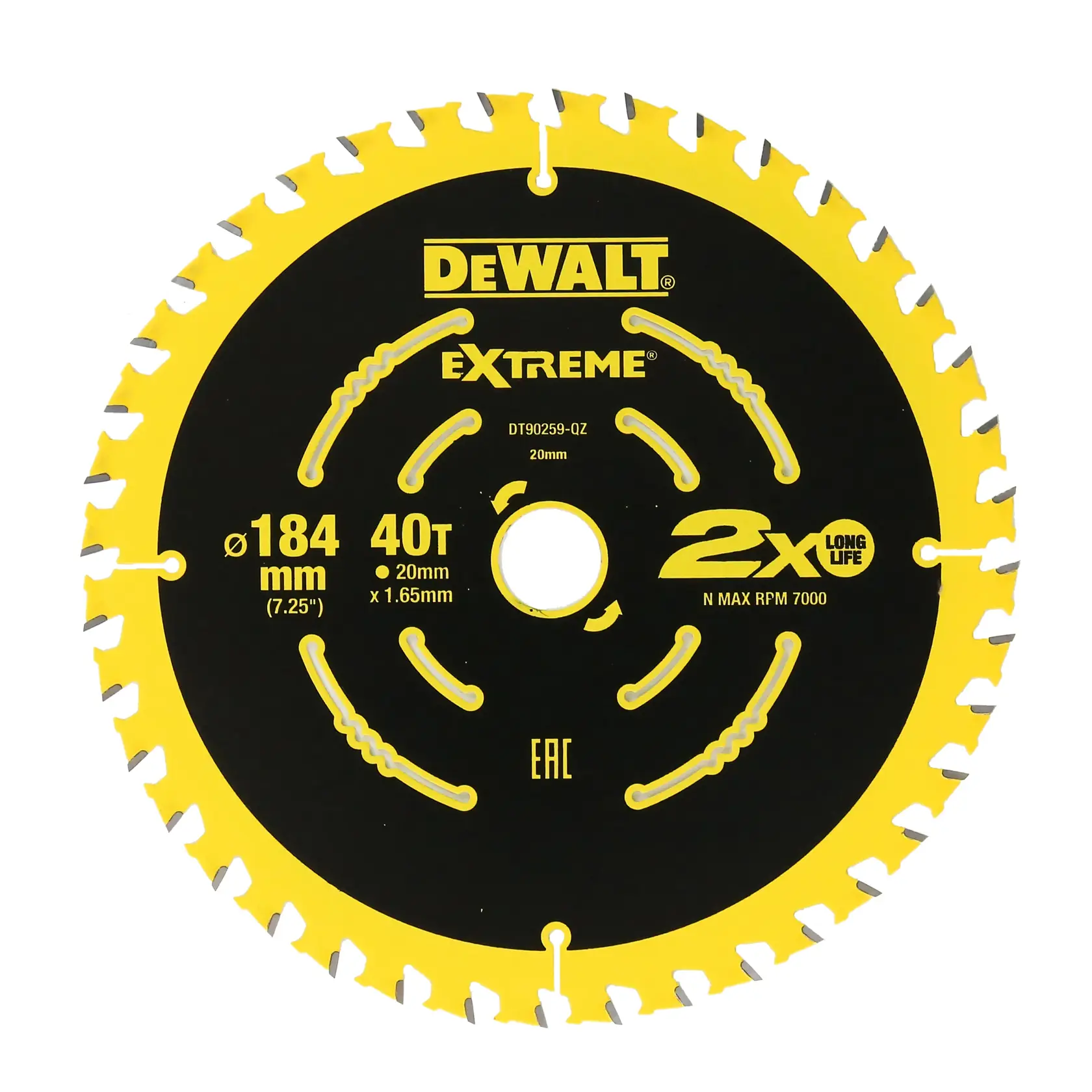 DEWALT logo in black text on a white background.