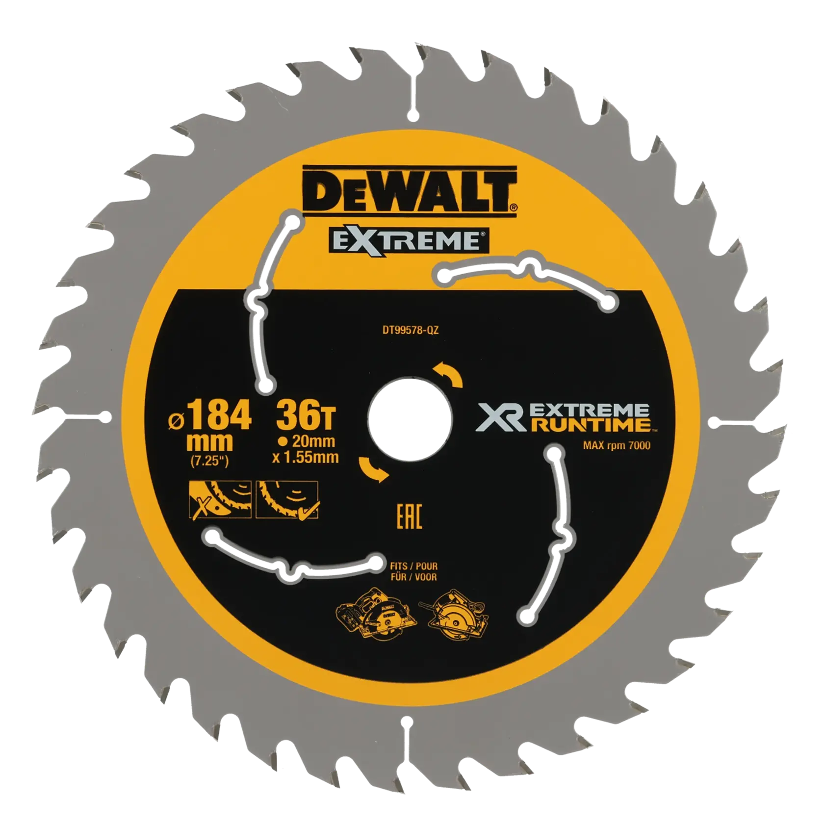 DEWALT logo in black text on a white background.