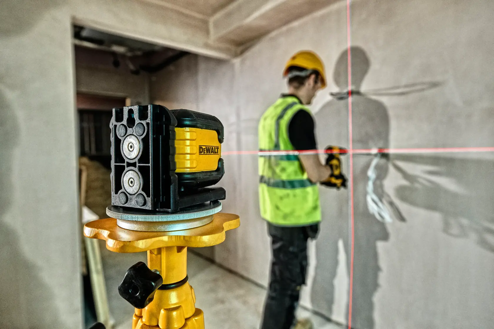 DEWALT® Cross Line Laser Red Beam