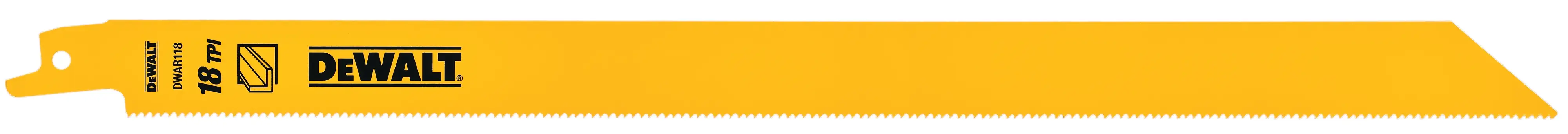 8 inch 18 Threads per inch Metal cutting bi metal reciprocating saw blades.n