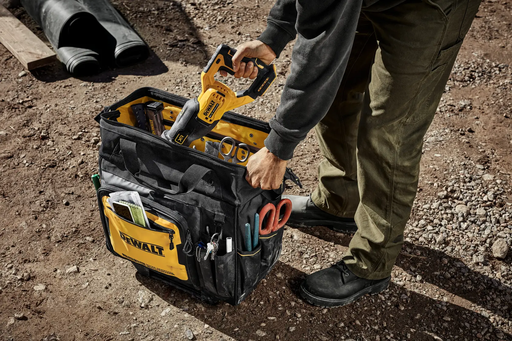 DEWALT® PRO Rolling Tool Bag